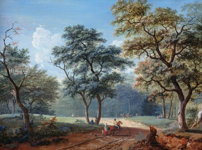 Der Bois de Boulogne, 1797 von Lazare Bruandet